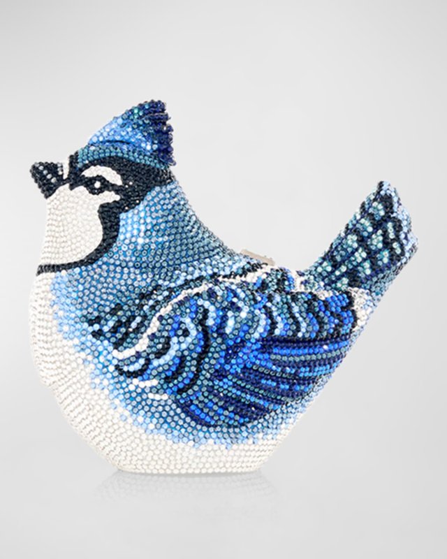 Blue Jay Bird Minaudiere